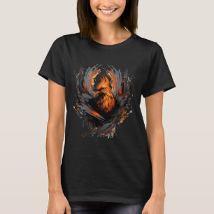Mythical Bird Rejuvenation Phoenix Artwork Firebir T Shirt