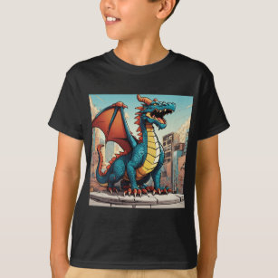 "Mythical Bläck: Dragon Tatto Marvel för barn" T Shirt