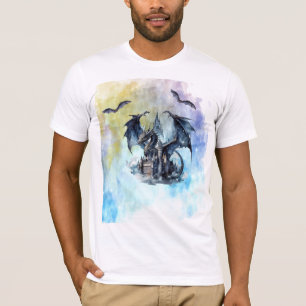 Mythical Black Flies Dragon T-Shirt