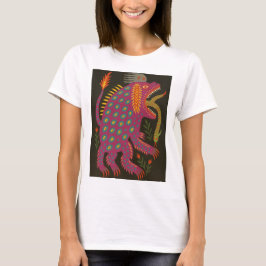 Mythical Creater Folk Art Print T Shirt