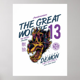 Mythical Creatthe Underbar Wolfie Poster