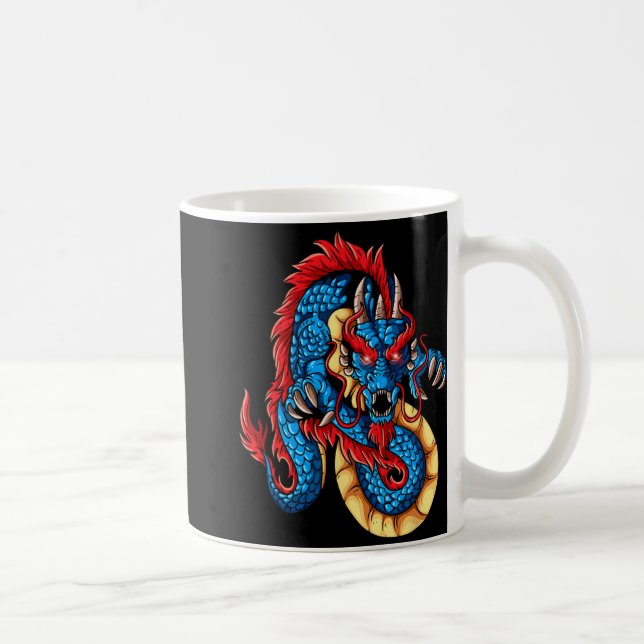 Mythical Creatures China New Year Chinese New Year Kaffemugg (Höger)