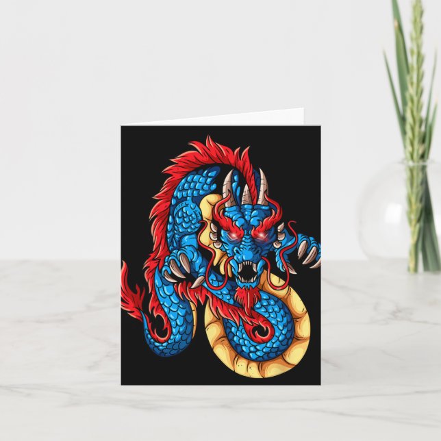 Mythical Creatures China New Year Chinese New Year Kort (Framsida)