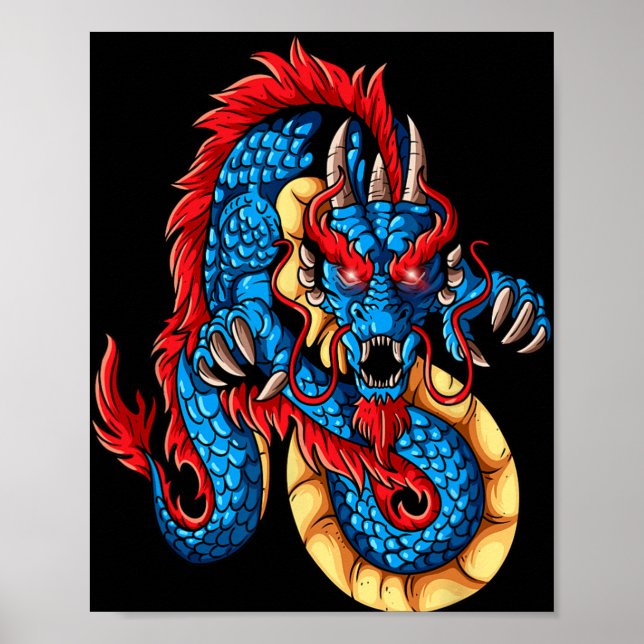 Mythical Creatures China New Year Chinese New Year Poster (Framsidan)