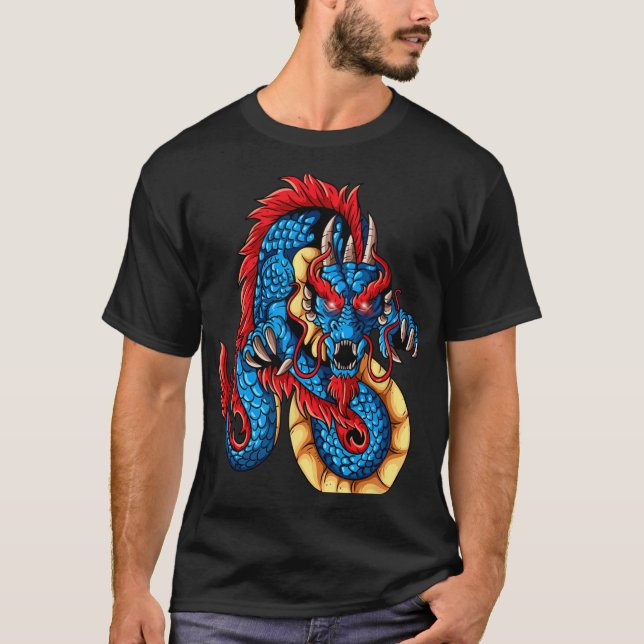 Mythical Creatures China New Year Chinese New Year T Shirt (Framsida)