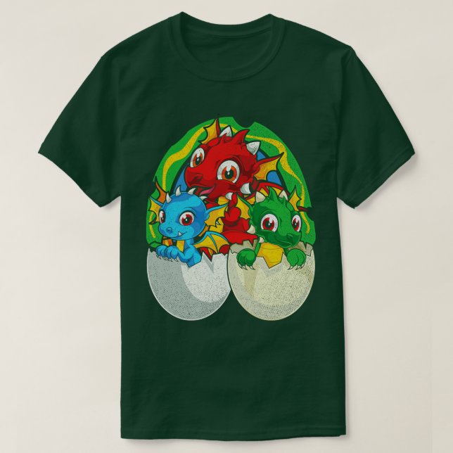 Mythical Dragon Älskare Fantasy Creature Cute Drag T Shirt (Design framsida)