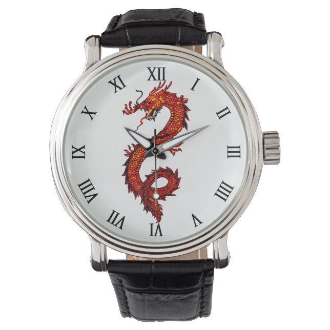 Mythical Dragon, år för drakdesign Armbandsur (Framsida)