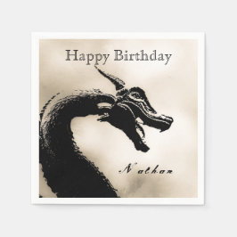 Mythical Dragon Birthday Pappersservett