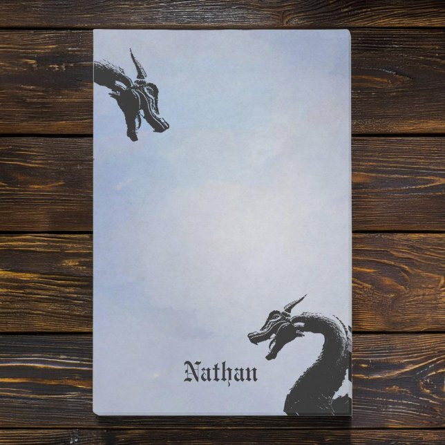 Mythical Dragon Personlig Post-it Block (Skapare uppladdad)