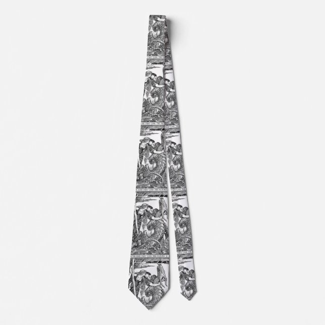 Mythical Dragon Sayer Tie Slips (Framsida)