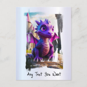 *~* Mythical Fantasy AP48 Dragon Tecknad Kids Vykort