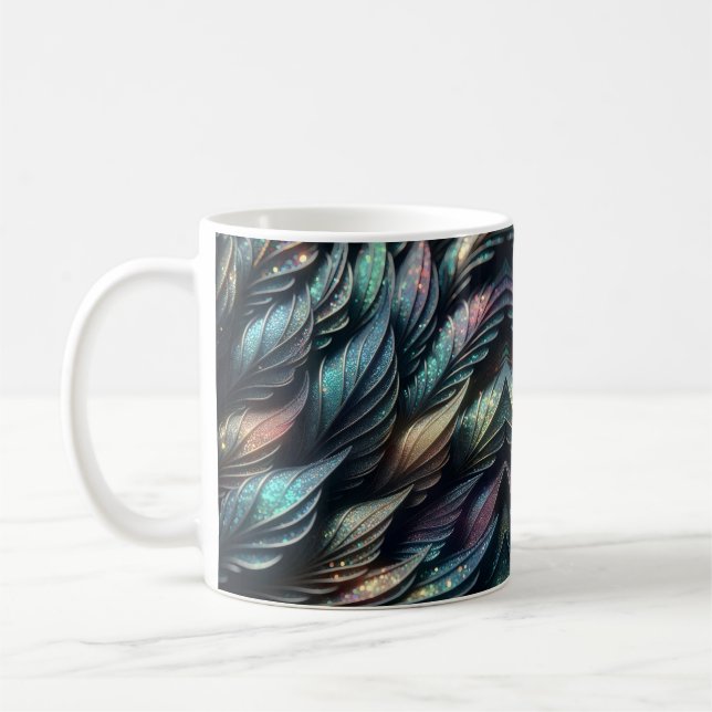 Mythical Feathers Kaffemugg (Vänster)