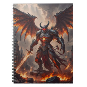 Mythical Fiery Demon Anteckningsbok