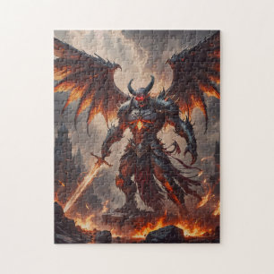 Mythical Fiery Demon Pussel