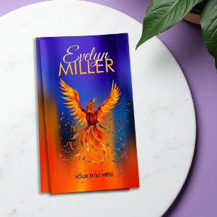 Mythical Fire Stigning Phoenix Bird Visitkort