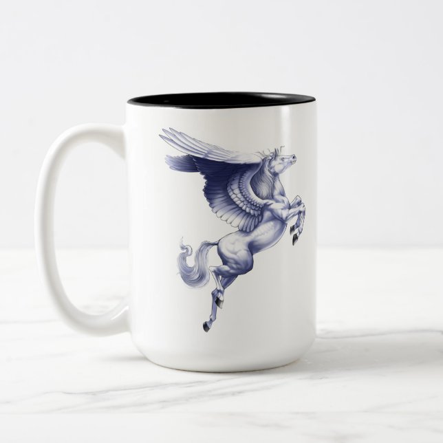 Mythical Pegasus Två-Tonad Mugg (Vänster)