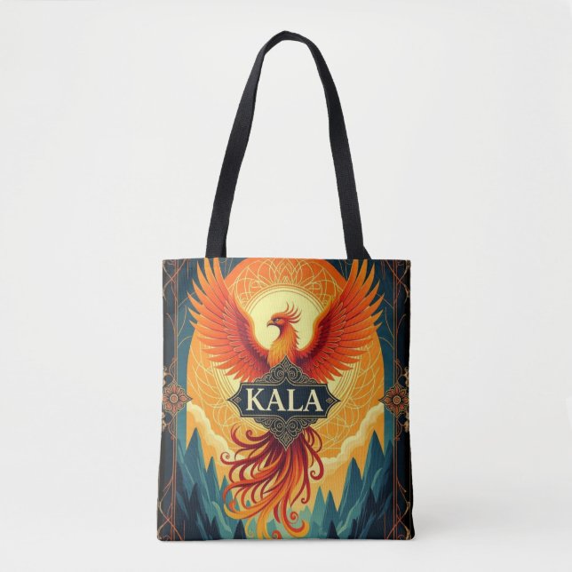 Mythical Phoenix Bird - KALA Fire Tygkasse (Framsida)