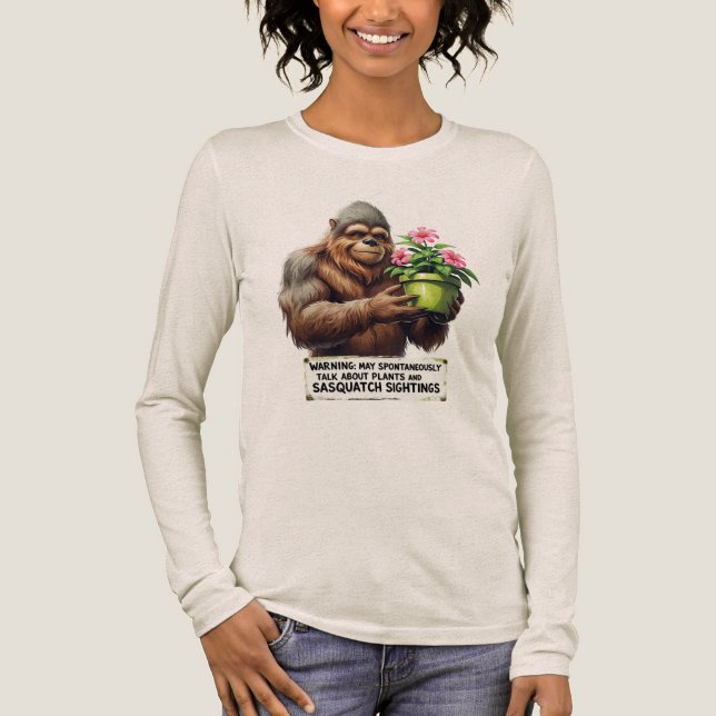 Mythical Plant Whisperer Bigfoot T Shirt (Framsida)