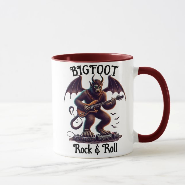 Mythical Rockstar: Bigfoots Guitar Solo Mugg (Höger)