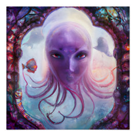 Mythical Sea Creature Perfect Poster