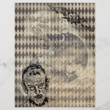 Mythical Uggla Halloween Ephemera Papper sida nr 2