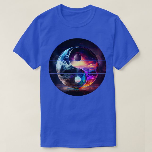 Mythical Yin Yang T Shirt (Design framsida)