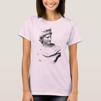 Mythologi Grekisk Gud Apollo staty gåva T Shirt
