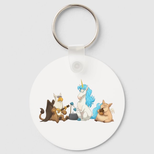 Mythological Jug Band Keychain Nyckelring (Framsida)