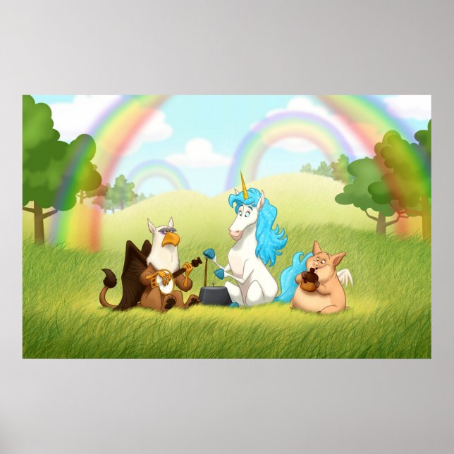 Mythological Jug Band Poster (Framsidan)