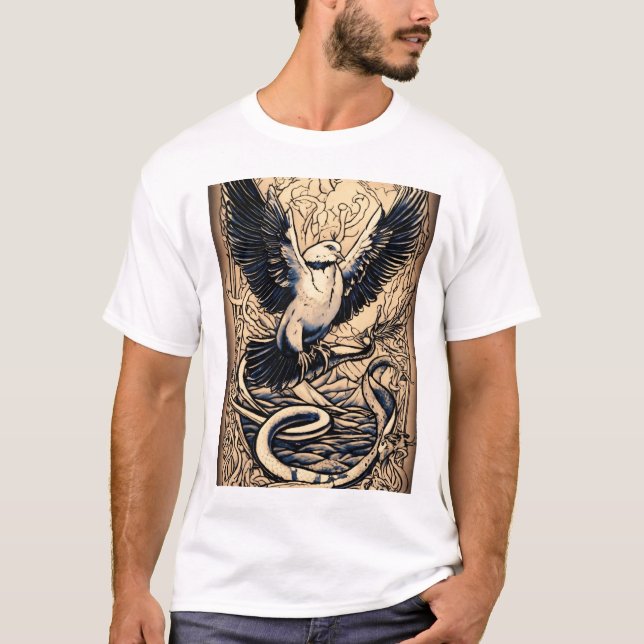 Mythological Marvels" T Shirt (Framsida)
