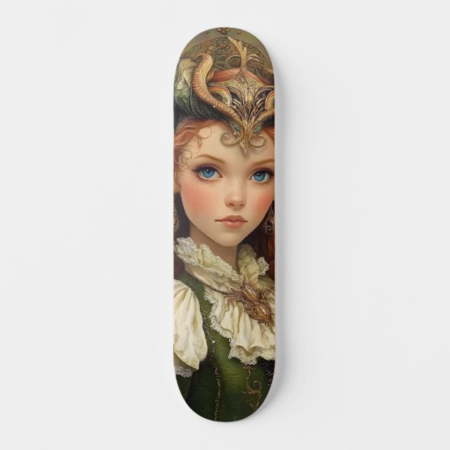 Mythological Nymph Girly Skate Deck (Framsida)