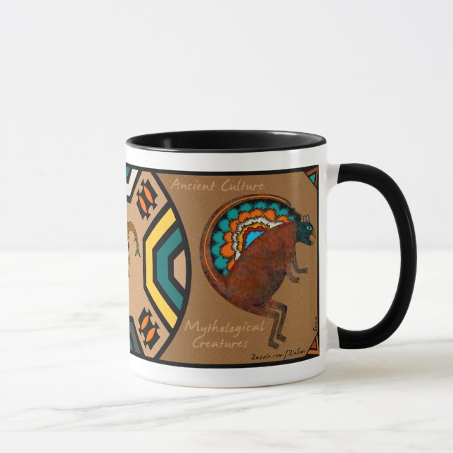 Mythological varelser mugg (Höger)