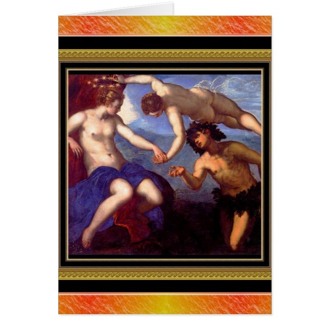 Mythological Venus Hälsningskort (Framsidan)