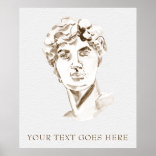 *~* Mythology DAVID AP45 Grekiska Gud Faith Poster