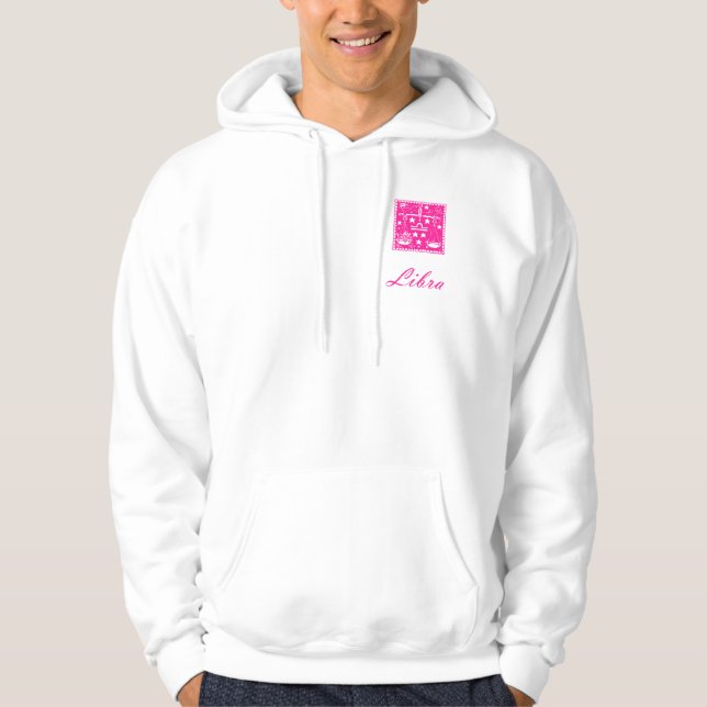 Mythology för starsign för Librafjällzodiac Hoodie (Framsida)