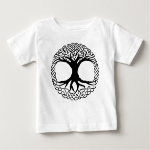 Mythology för wicca för livets trädYggdrasil Norse T-shirt