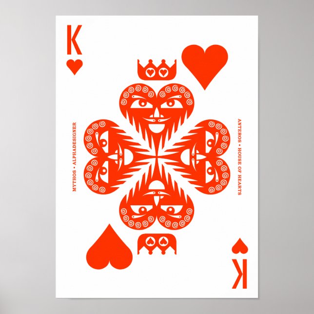 Mythos Anteros Kung i Hearts Poster (Framsidan)