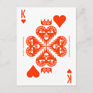 Mythos Anteros Kung i Hearts Vykort