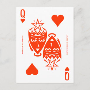 Mythos Astarte Queen of Hearts Vykort