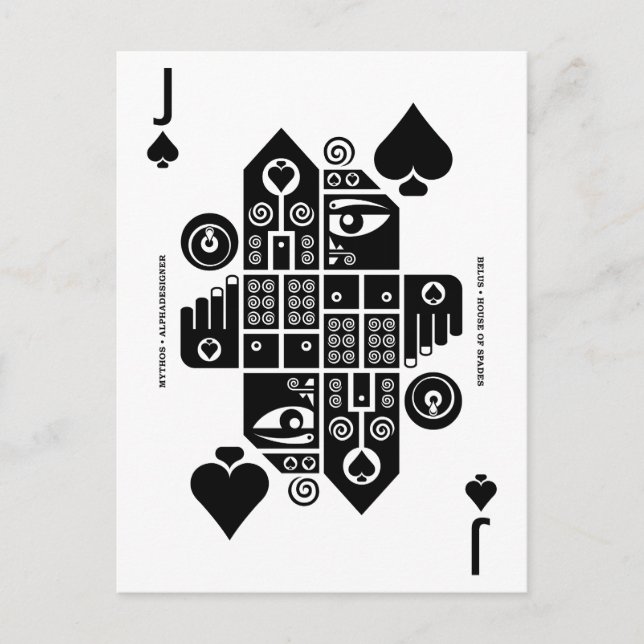 Mythos Belus Jack Spades Vykort (Framsida)