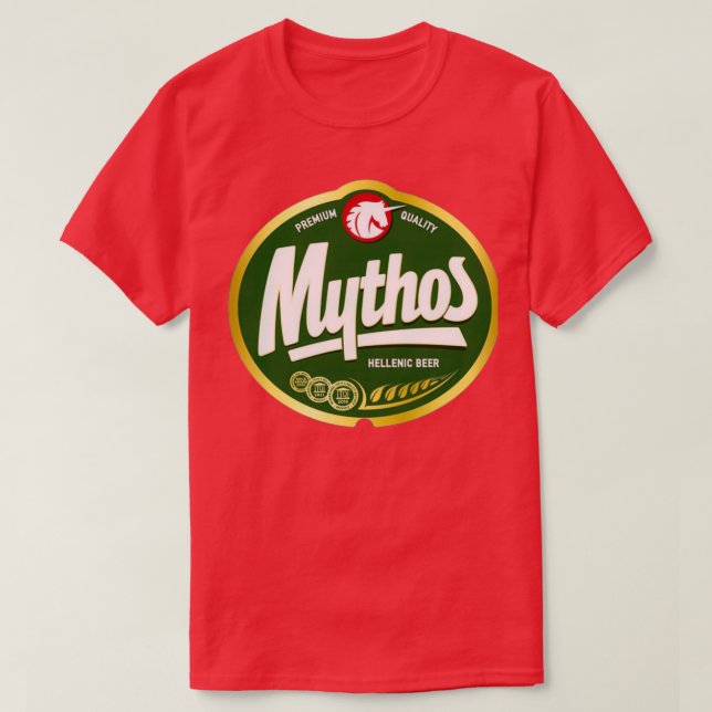 MYTHOS HELLENIC BEER T SHIRT (Design framsida)