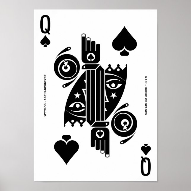 Mythos Kali Queen of Spades Poster (Framsidan)
