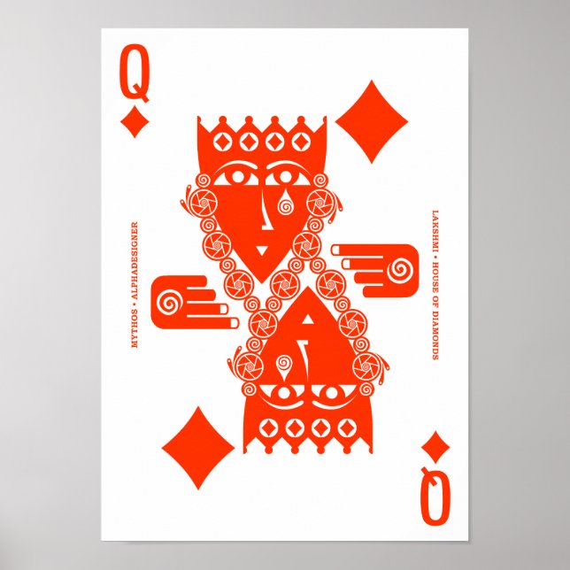 Mythos Lakshmi Queen of Diamonds Poster (Framsidan)