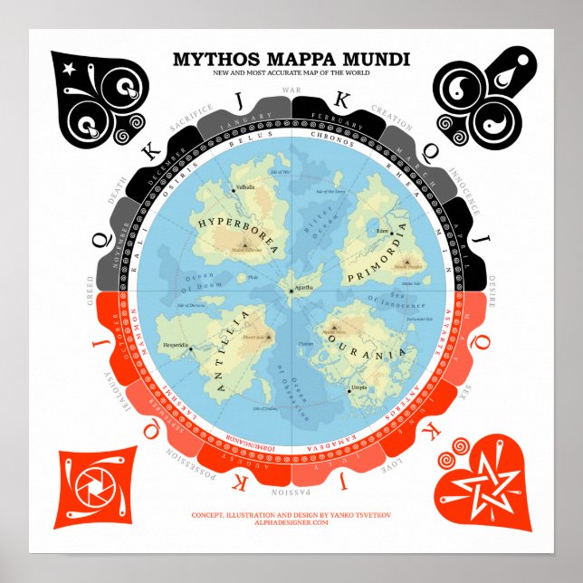 Mythos Mappa Mundi Poster (Framsidan)