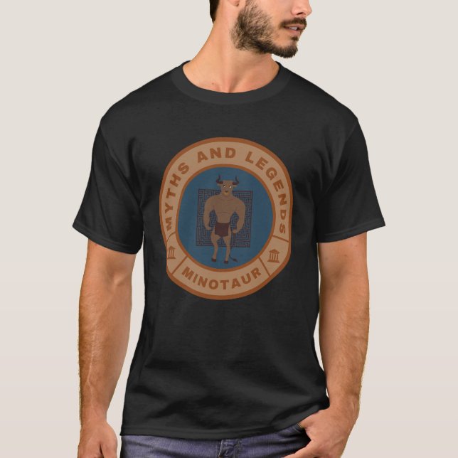 Myths and Legends Minotaur T Shirt (Framsida)