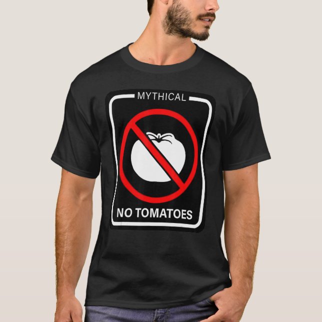 Mytical No Tomatis Apparatur T Shirt (Framsida)