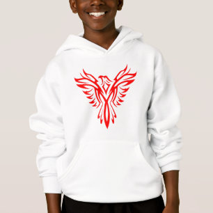Mytical Phoenix Bird Stigning Logotyp (Red) T Shirt