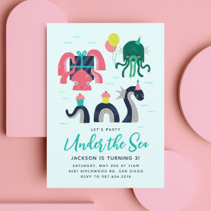 Mytical Sea Creates Inbjudningar