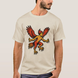 Mytisk bevingad monster-kryddat t-shirt