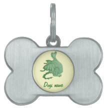 mytisk fantasi-varelse söt grönt drake